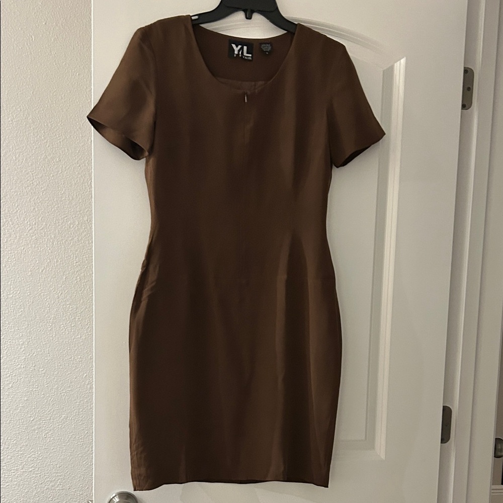YL by Yair Brown Dress